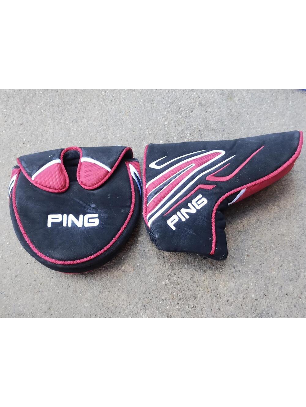 Ping Scottsdale Mallet Putter Headcover and putter covers Condition GREAT